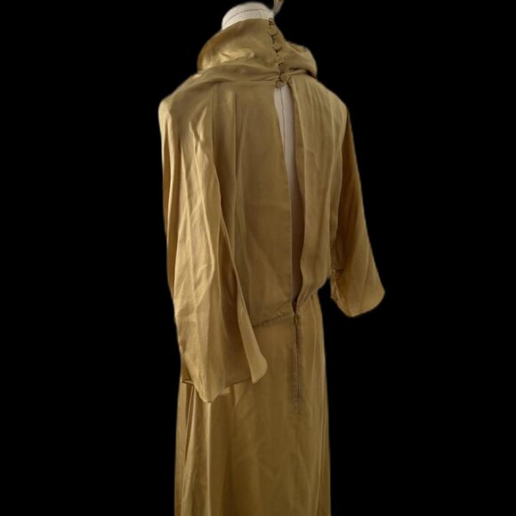 Roksanda Gold Silk Dress - Picture 3 of 5